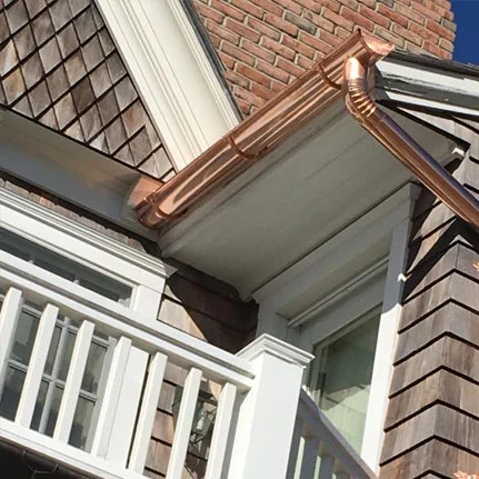 copper gutter installation Rockville Centre ny